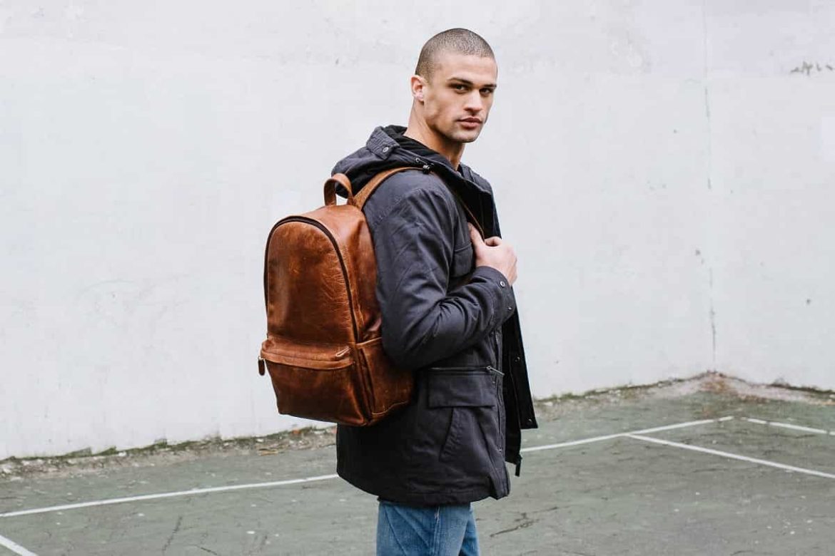 Purchase price Ashwood leather backpack